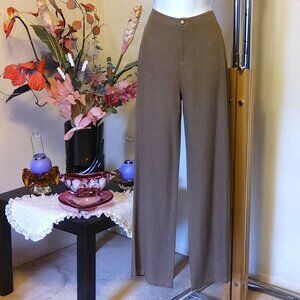 NWT Women's High Waisted Classic Fit Straight Leg Suit Pant Trousers Size 12 L